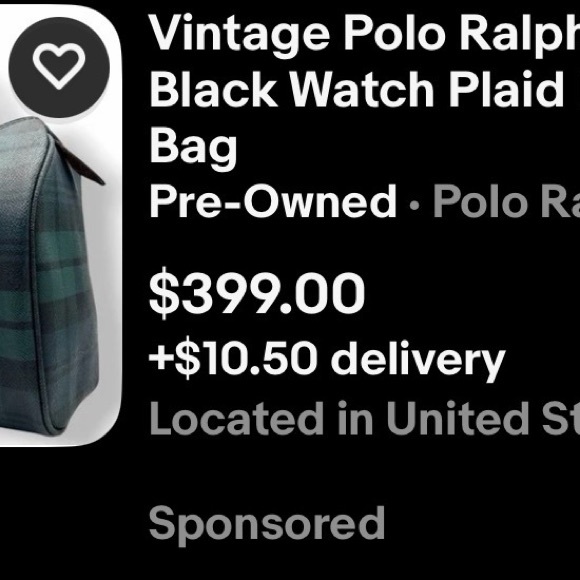 Ralph Lauren - POLO - Vintage rare handbag - Picture 12 of 12